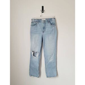 Abercrombie & Fitch The 90s Straight Ultra High Rise Curve Love Jeans Sz 29/8 S